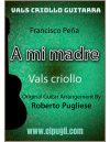 <span class="notranslate">A mi madre</span>  🎼 vals partitura de guitarra