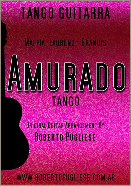 Amurado 🎼 tango partitura de guitarra