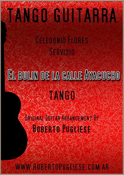 El bulín de la calle Ayacucho 🎼 partitura del tango para guitarra