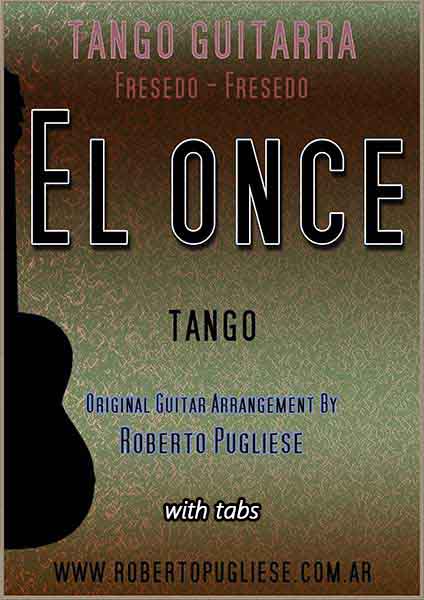 El once (A divertirse) 🎼 partitura del tango de Fresedo para guitarra