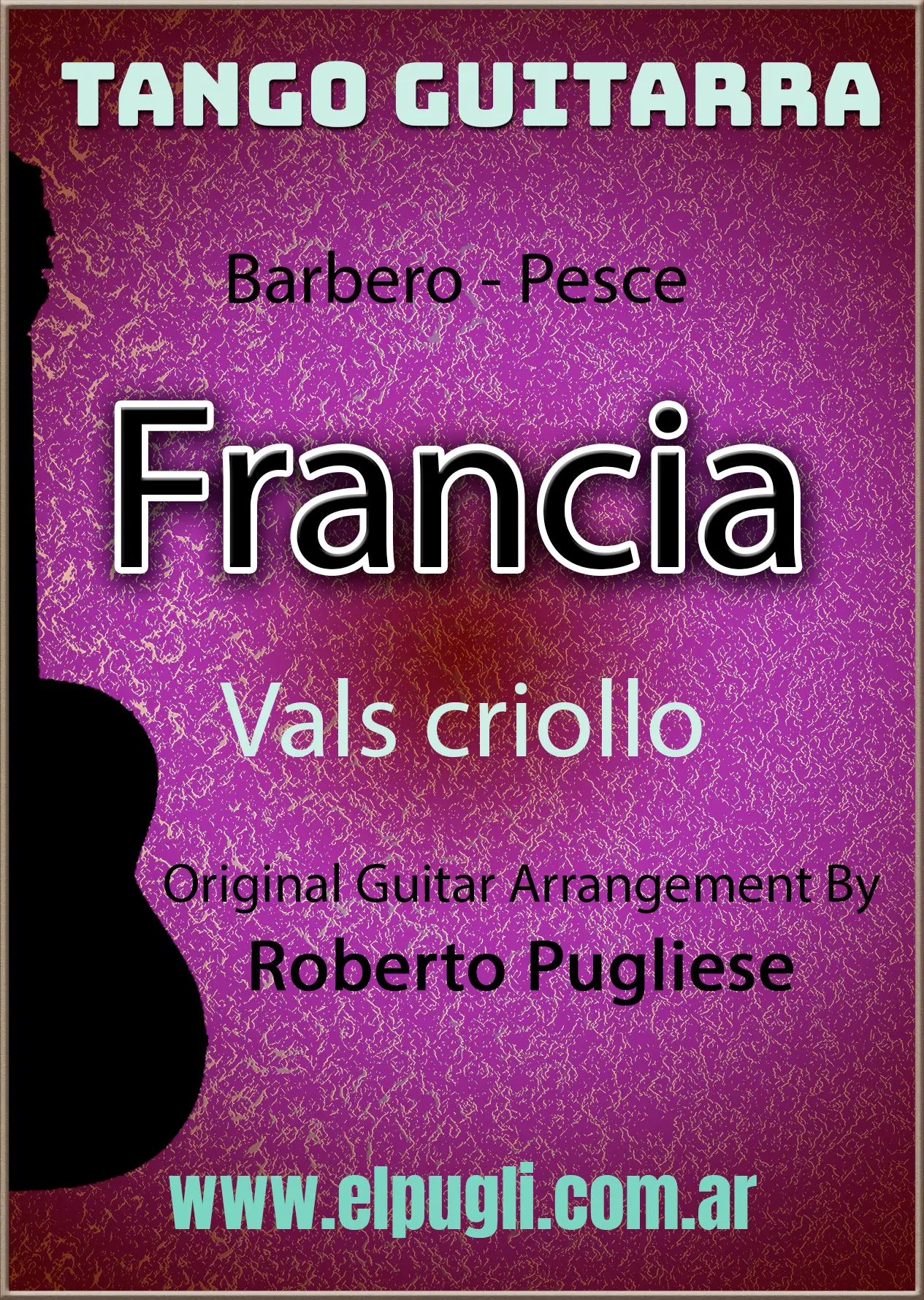 Francia 🎼 vals criollo partitura guitarra