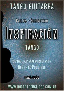 Inspiración 🎼 partitura de tango en guitarra.