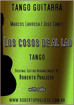 Los cosos de al lao 🎼 tango partitura de guitarra