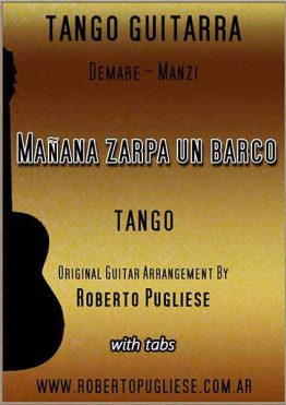 Mañana zarpa un barco 🎼 partitura del tango guitarra y video