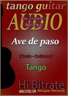 Ave de paso 🎵 mp3 tango en guitarra