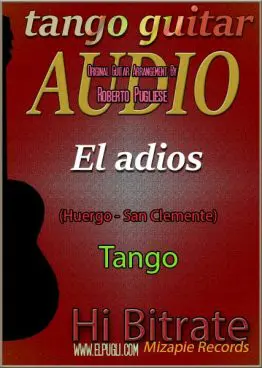 El adiós 🎵 mp3 tango en guitarra