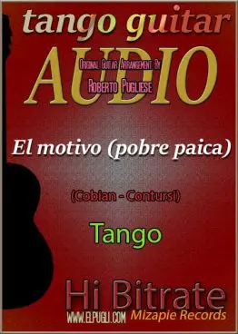 El motivo (pobre paica) 🎵 mp3 tango clásico en guitarra