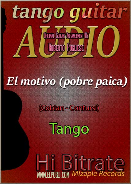 El motivo (pobre paica) 🎵 mp3 tango clásico en guitarra