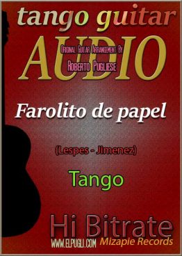 Farolito de papel 🎵 mp3 tango en guitarra