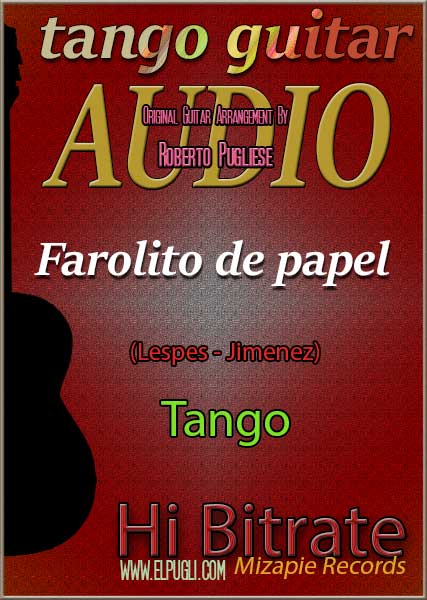 Farolito de papel 🎵 mp3 tango en guitarra