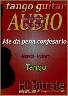 Me da pena confesarlo 🎵 mp3 tango en guitarra