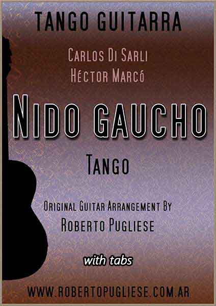 Nido gaucho 🎼 partitura del tango en guitarra. Con video