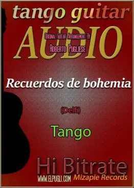 Recuerdos de bohemia 🎵 mp3 tango en guitarra