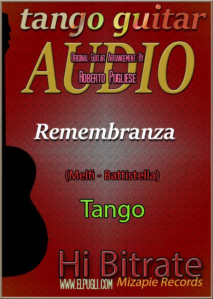 Remembranza 🎵 mp3 tango en guitarra