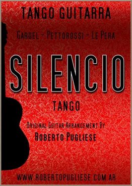 Silencio 🎼 partitura del tango en guitarra. Con video