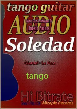 Soledad 🎵 mp3 del tango en guitarra.