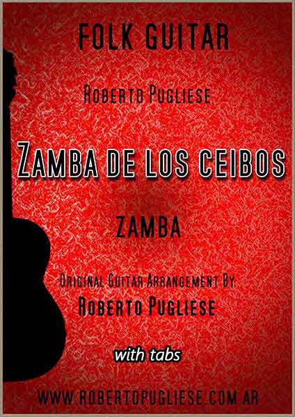 Zamba de los ceibos 🎼  partitura de la zamba guitarra. Con video.