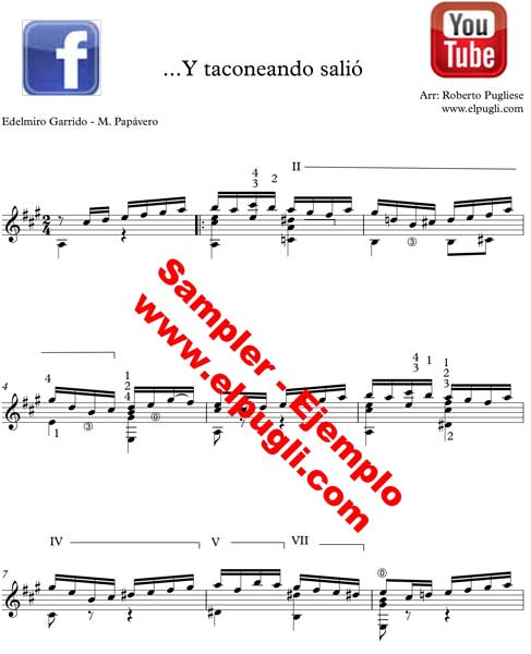 Y taconeando salió 🎵 mp3 tango clásico en guitarra