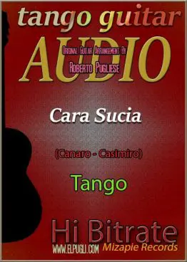 Cara sucia 🎵 mp3 tango clásico en guitarra