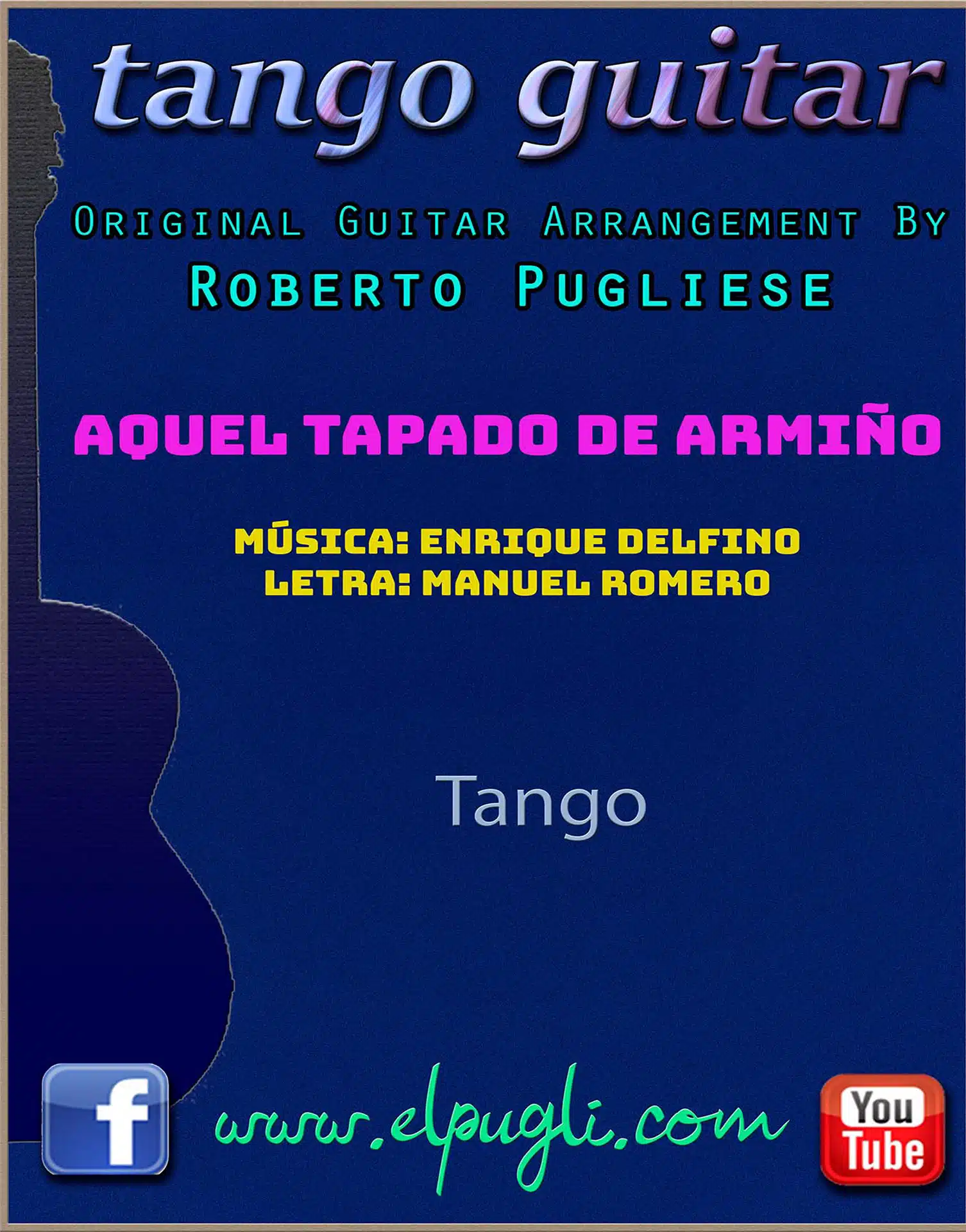 Aquel tapado de armiño 🎼 tango partitura de guitarra. Mp3 free