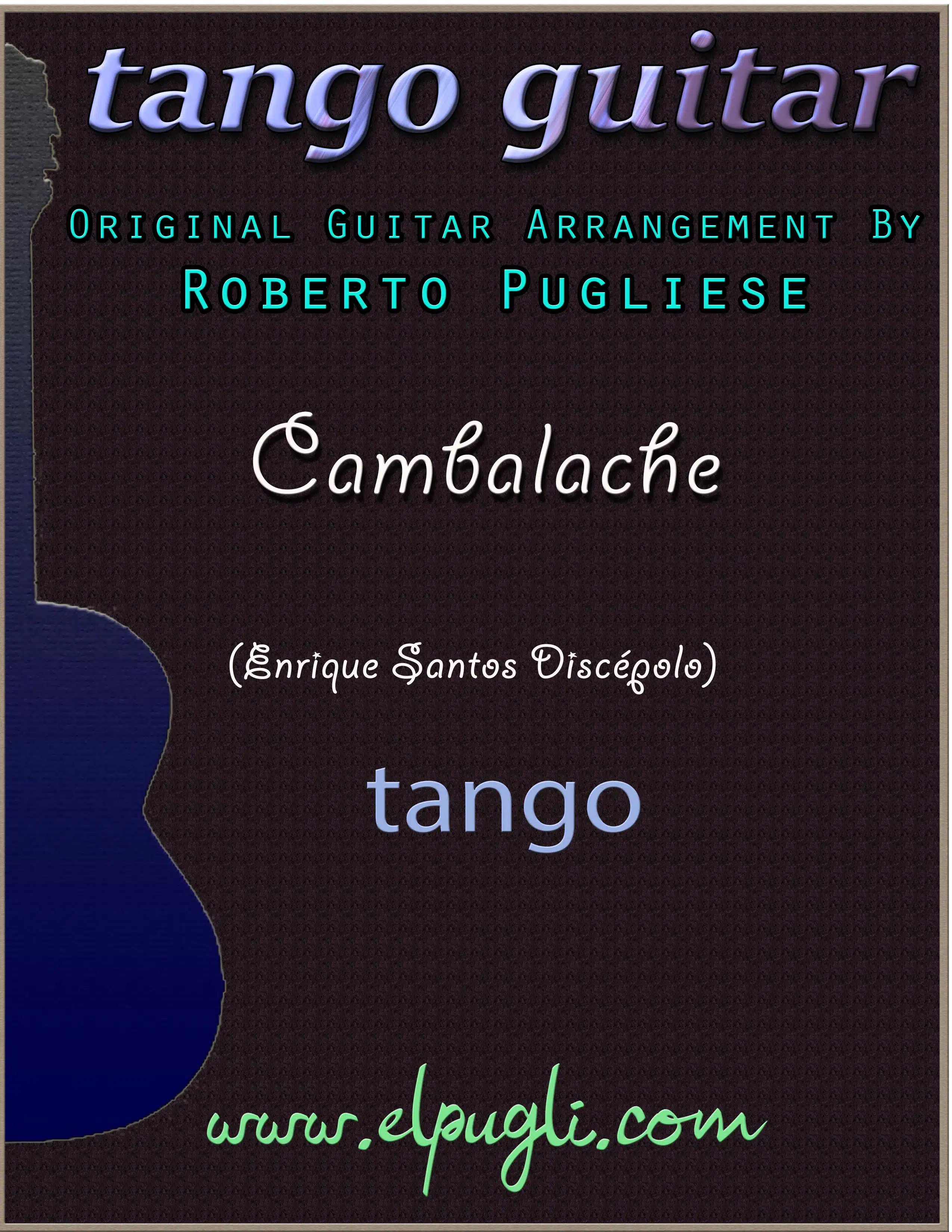 Cambalache 🎼 Fingerstyle Tango con Mp3 y video Gratis