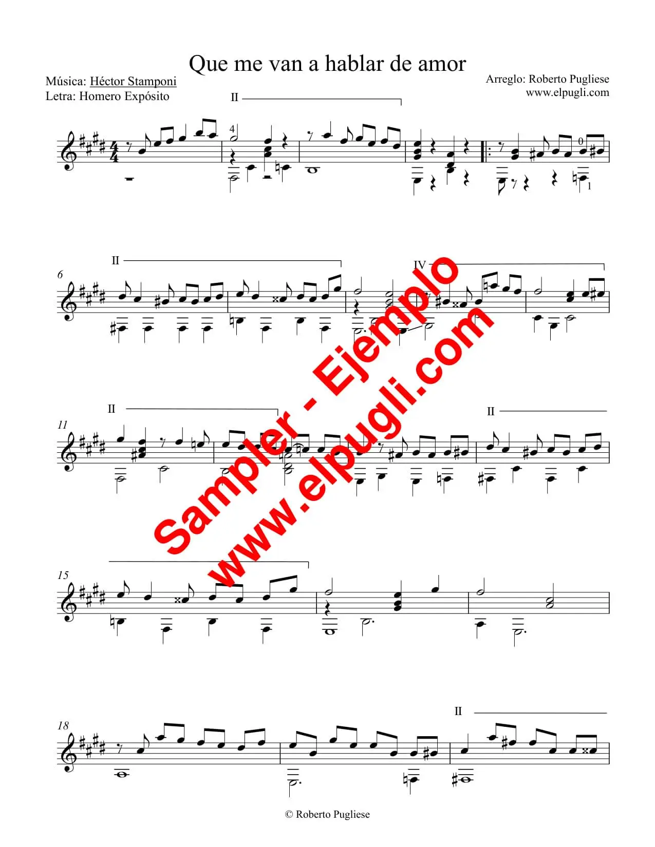 Qué me van a hablar de amor 🎼 Fingerstyle Tango TAB con Mp3 y video Gratis
